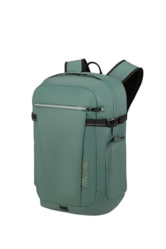 American Tourister Unisex Yetişkin Sırt Çantası, DARK FOREST, 17,3 İnç