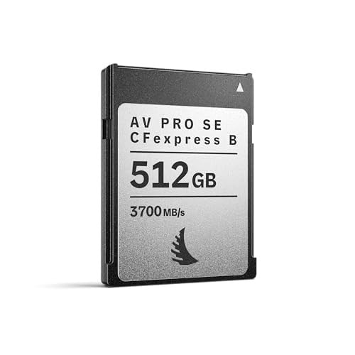 Angelbird - AV PRO SE CFexpress B 512 GB - CFexpress 4.0 Tip B Bellek Kartı - En Büyük Kapasite ve Ultra Yüksek Hız - 12 K+RAW Video ve Fotoğraf Üretimi için - Seçenekler: 1 TB, 512 GB