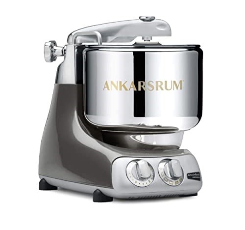 Ankarsrum Assistent 6230 Black Chrome – 1500 W | 7L paslanmaz çelik kase | geri dönüştürülmüş alüminyum | İsveç'te el yapımı | sağlam ve çok yönlü