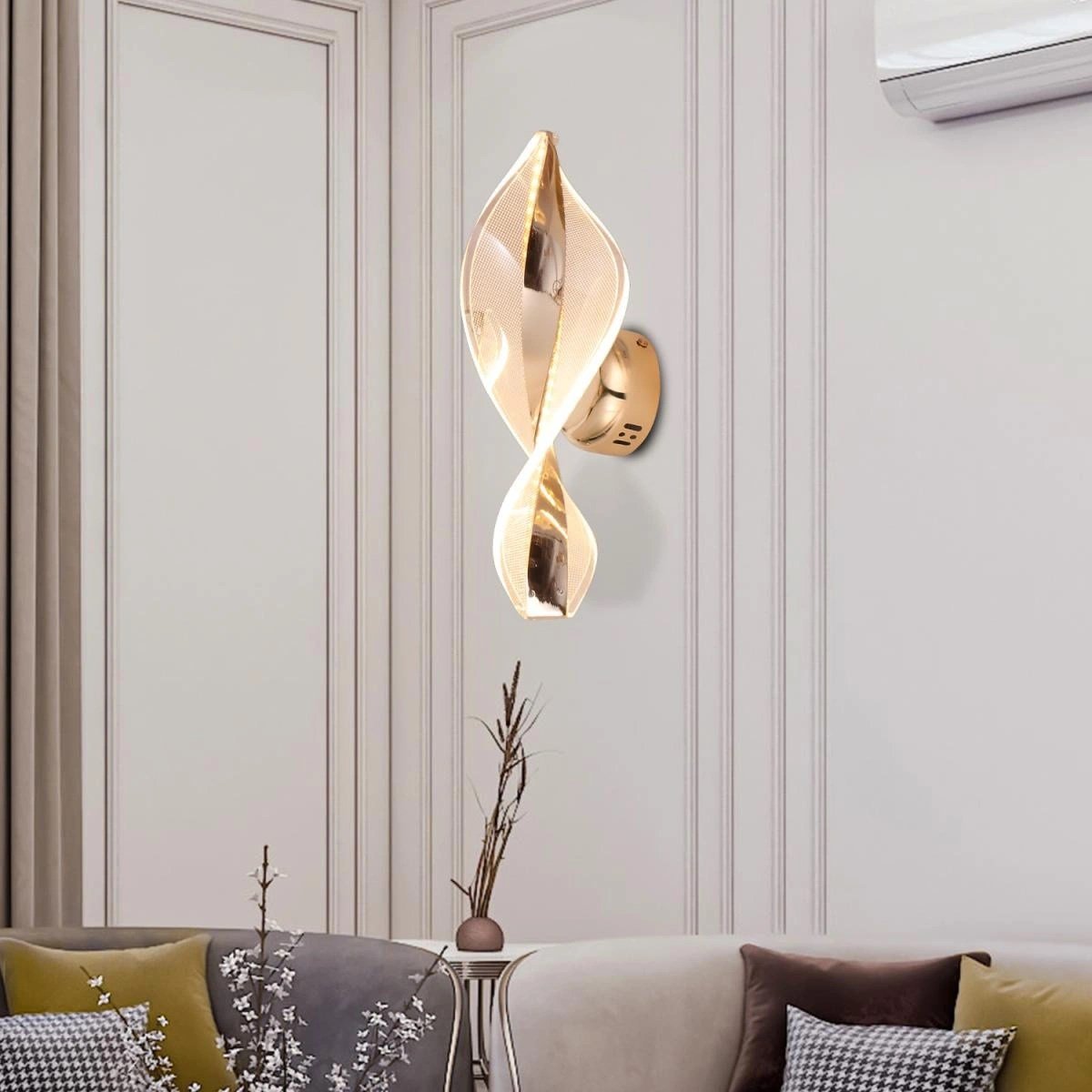 Apliqa Gupse 3 Renkli 11 Watt Ledli Yatak Başı ,salon Led Aplik