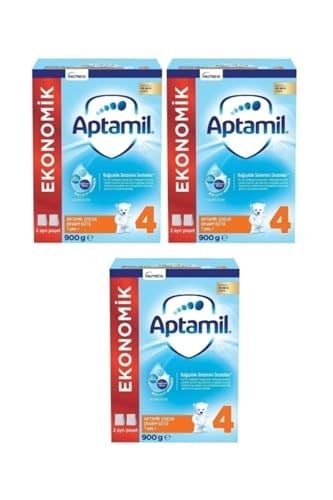 Aptamil 4 Numaralı Bebek Maması 900 gr X 3 Adet -kofre