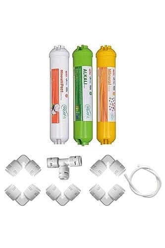 aquafit Post Karbon - Alkali - Mineral 3'lü Su Arıtma Filtresi (Tüm Cihazlarla Uyumludur)