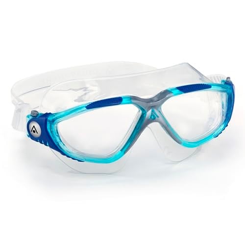 Aquasphere Vista Yetişkin Üniseks Yüzme Gözlüğü, Geniş Bozulma Önleyici Görüş, Buğu Önleyici ve Çizilmez Lens