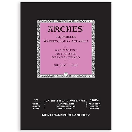 Arches Suluboya Defteri, 29, 7 X 42Cm, 12 Sayfa, 300Gr