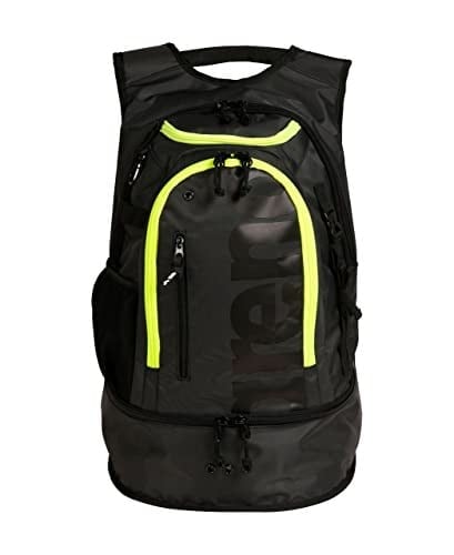 Arena Fastpack 3.0 Unisex Yetişkin Sırt Çantası, Koyu Duman Rengi, NEON_Sarı, NS