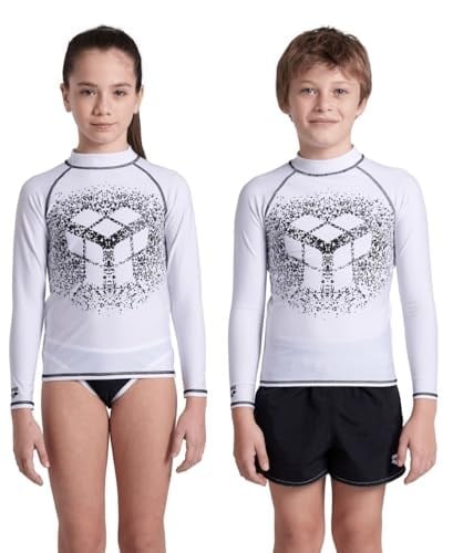 arena Unisex Jr Döküntü Yelek L/S Grafik Döküntü Koruyucu Gömlek Erkek Çocuk