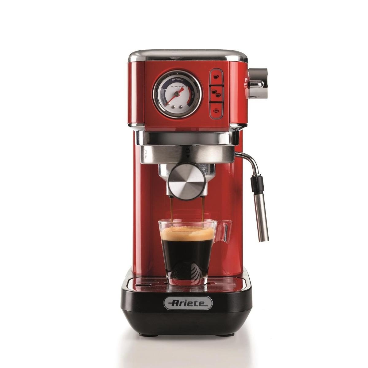 Ariete Moderna Espresso Slim Kahve Makinesi - Kırmızı