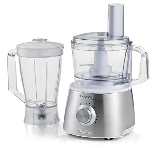 Ariete Robomix Mutfak Robotu 1779/00 - Robomax 1500 Watt, 2,1 Litre Doğrayıcı Haznesi, 1,75 Litre Blender Haznesi, Plastik Gövde, Paslanmaz Çelik Doğrayıcı Bıçağı