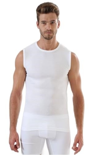 Arma Premium%100 Pamuklu Yuvarlak Yaka Kolsuz Erkek Beyaz Atlet M gutieroNM-1164