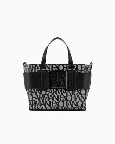 Armani Exchange Kadın Susy, kare logo, ayarlanabilir kayışlı çanta