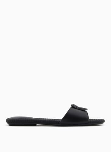Armani Exchange Logolu Tek Bantlı Terlik Bayan TERLİK XDP055 XV921 00002