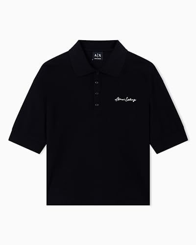 Armani Exchange Pamuklu Relaxed Fit Kısa Kollu Polo Bayan POLO XW000887 AF10819 MC021