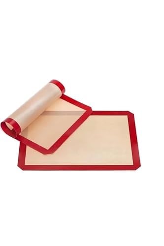 ARVALE Fırınlanabilir Silikon Pişirme Matı - Yıkanabilir Fırın Matı 30 x 40 cm