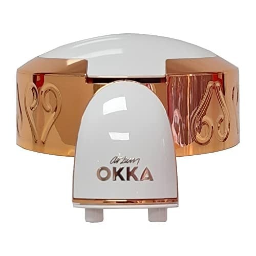 ARZUM OKKA OK001 TÜRK KAHVE MAKİNESİ İÇİN BAKIR BEYAZ KOMPLE KAPAK