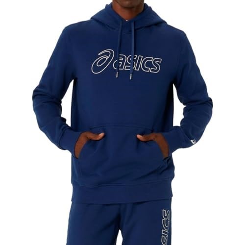 Asics Oth Hoodıe Erkek Mavi Sweatshirt 2031e187-401 L