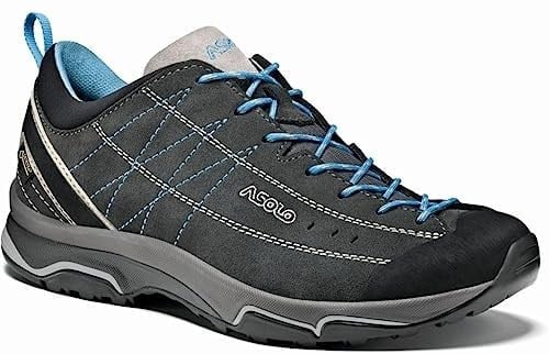 Asolo Nucleon GV ML A40013 00 A772 Graphite/Silver/Cyan Blue Kadın Outdoor Ayakkabı Gümüş(Silver)