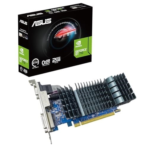 ASUS GT710 SL 2GD5 BRK EVO NVIDIA GEFORCE GT 710 2GB DDR3 64bit 954MHz DVI HDMI Low Profile Ekran Kartı
