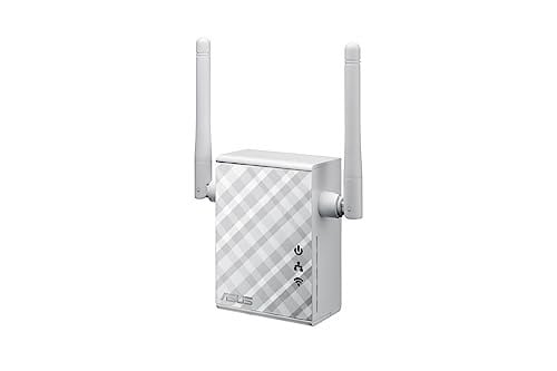 ASUS RP-N12 TDualBand-Roaming Özellikli-Menzil Arttırıcı, Tekrarlayıcı, Wi-Fi 4 N300, WLAN Menzil Uzatması, Güç Anahtarı, 2 Harici Anten, Uygulama Kontrolü