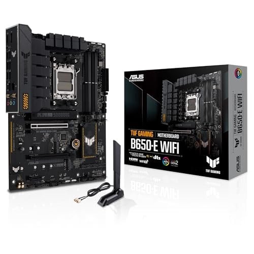 ASUS TUF Gaming B650-E WIFI AMD B650 AM5 DDR5 8000 DP HDMI 3x M2 USB3.2 WiFi 6E + BT AURA RGB 2.5Gbit LAN ATX TUF PROTECTION, Q-Design, Armoury Crate, Ana - Seçenekler: B650M-E AMD, TUF GAMING B650M-E