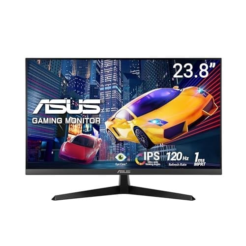 ASUS VY249HGR 23,8 inç Eye Care Oyun Monitörü (FHD (1920 x 1080), IPS, 120Hz (OC), SmoothMotion, 1ms (MPRT), Adaptive Sync, Eye  - Seçenekler: 23.8inc-120Hz-FHD, 27inc-120Hz-FHD, 21.45inc-100Hz-FHD...