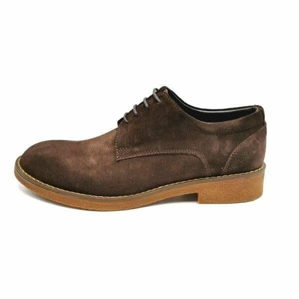 AU05 Kahve Süet Kışlık Oxford Model