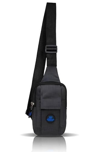 Av A Dos Çapraz Askılı Çanta, Göğüs Çantası, Siyah Unisex Keten Telefon Bölmeli Suya Dayanıklı Bel Çapraz Omuz Çanta Göğüs Günlük Bodybag