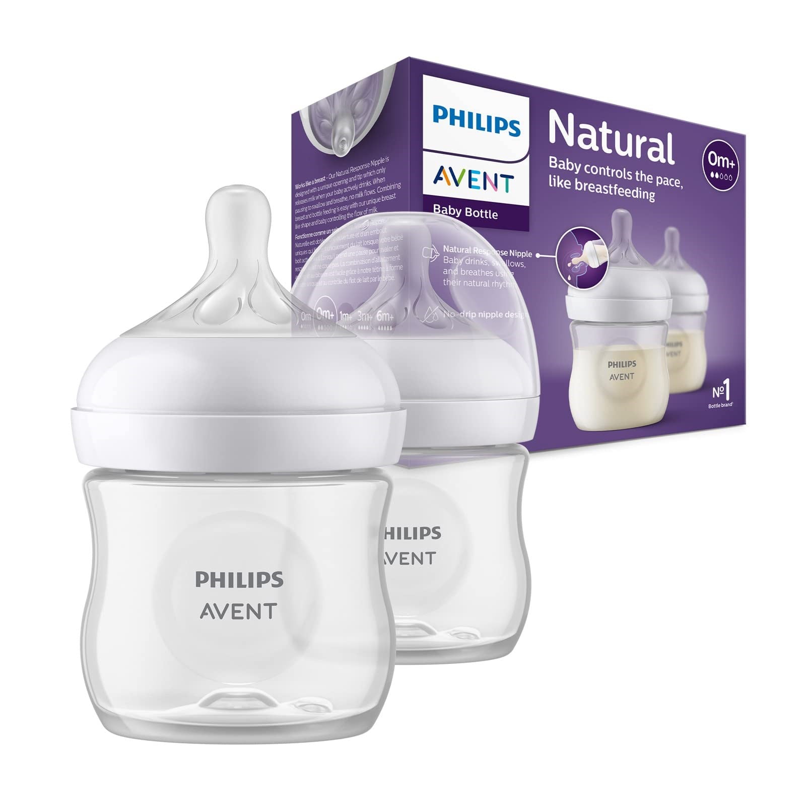 Avent Doğal Tepkili Pp 2 Li Biberon Seti 125 Ml 0+ay