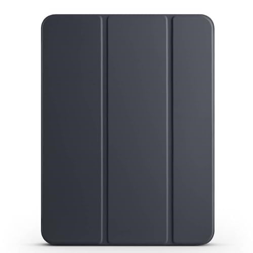 Babilden Apple iPad Tablet ile Uyumlu Tablet Kılıfı Smart Cover Uyku Modlu Standlı Arkası Sert Şeffaf Kapak (Siyah, iPad Air 13 2024 /iPad P - Seçenekler: iPad 9.Nesil 10.2/10.5, iPad 10.Nesil 10.9...