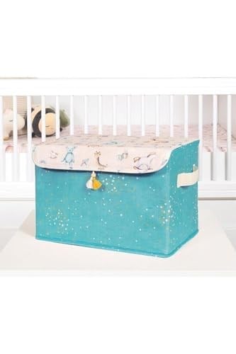 Baby Çok Amaçlı Kapaklı Kutu Düzenleyici Maxi, Mavi, 35 x 26 x 23 cm