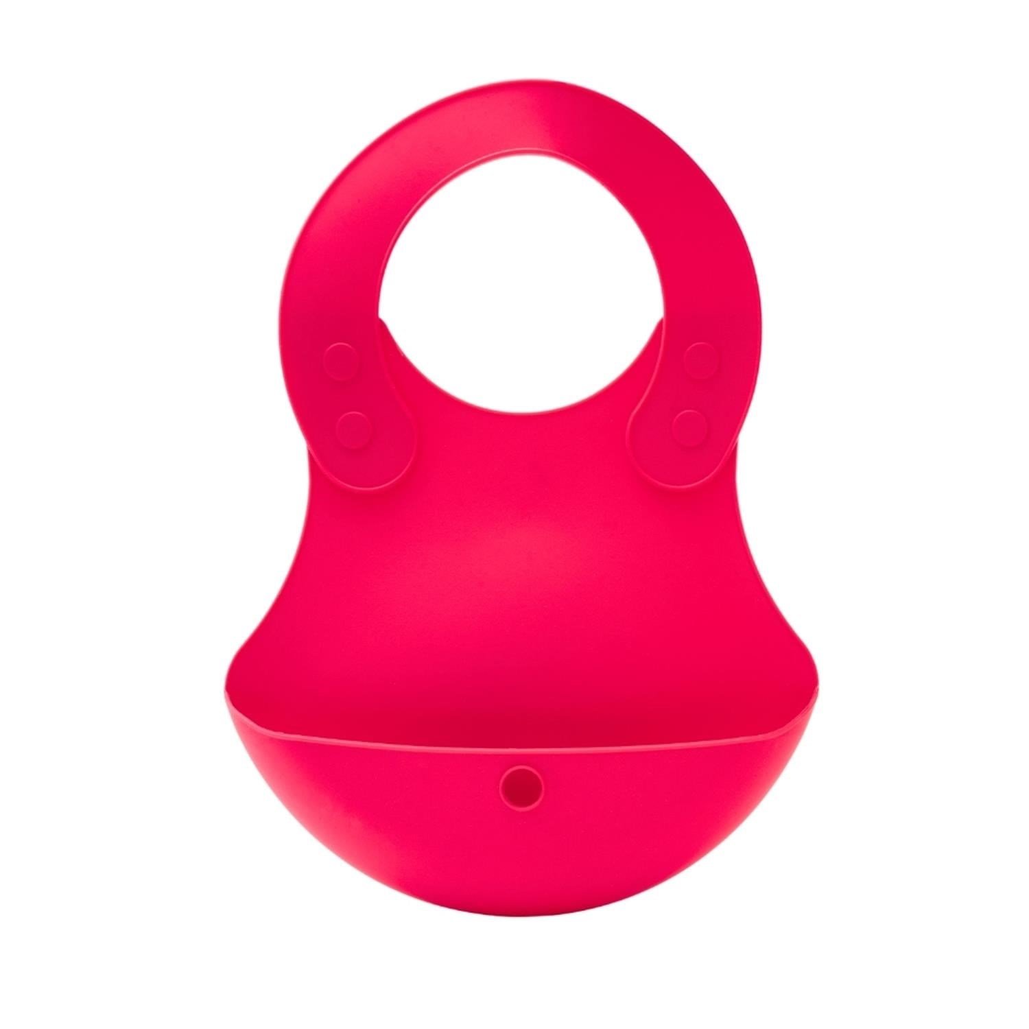 Babychefs Silikon Bebek Önlüğü 1 Parça-Pembe