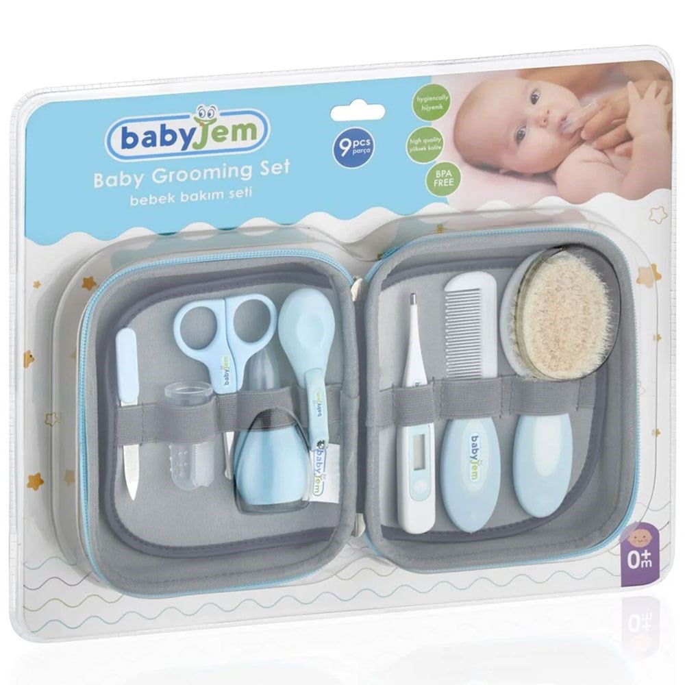 Babyjem Mavi Bebek Bakım Seti 9 Parça
