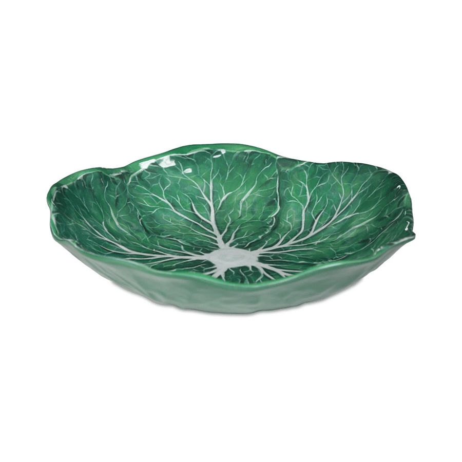 Baci Milano Botanica Çiçek Desenli Melamin Mercan Rengi Salata Kasesi 34 cm