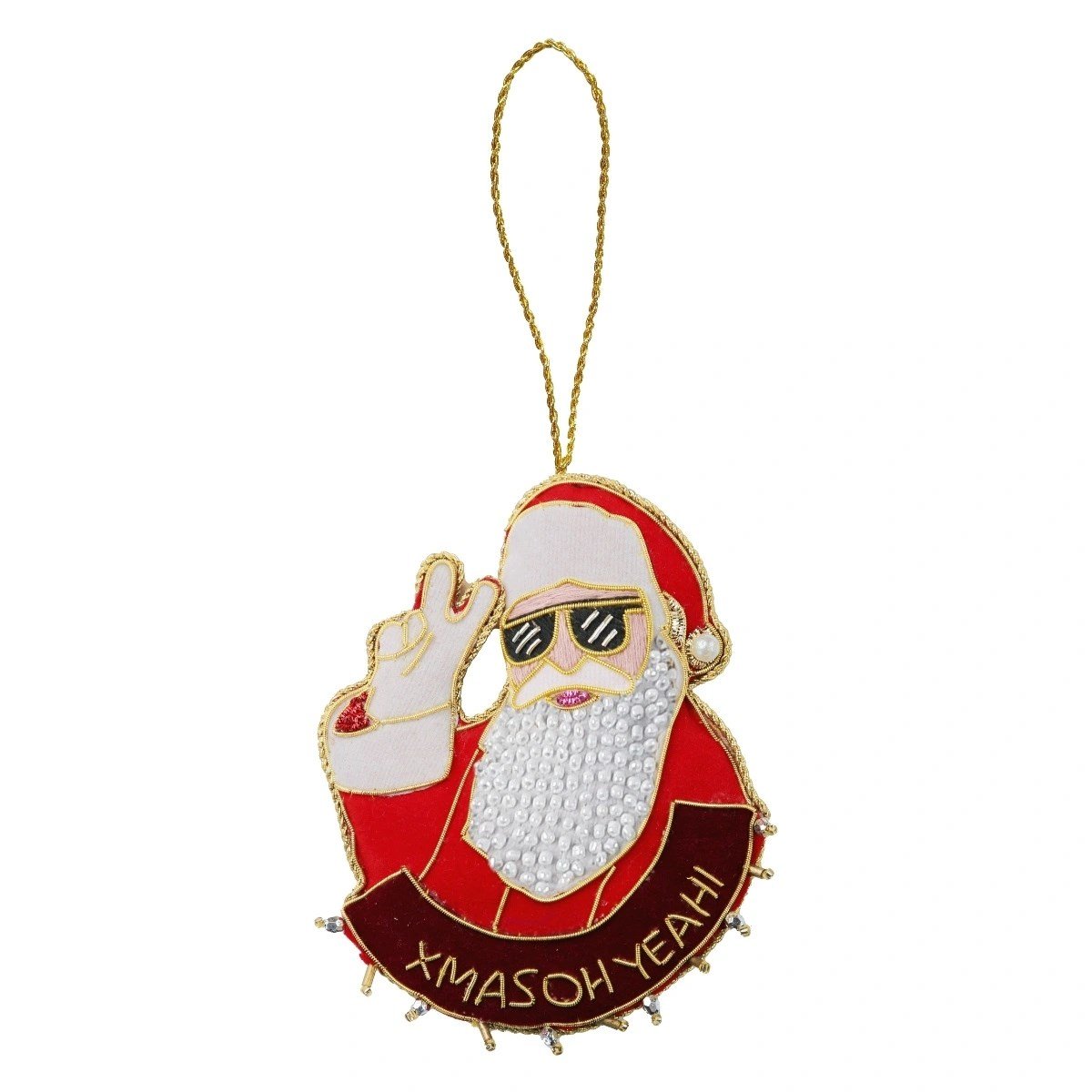 Baci Milano Mamma Mia Kumaş Noel Baba