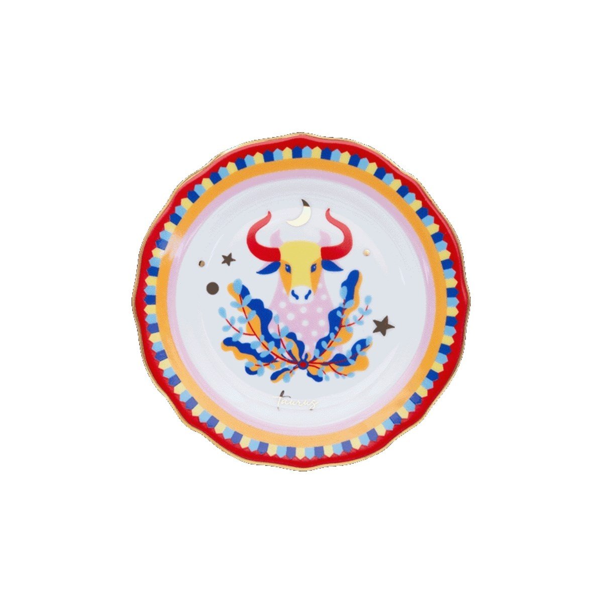 Baci Milano Zodiac Vibe Pasta Tabağı Boğa Burcu 16 cm