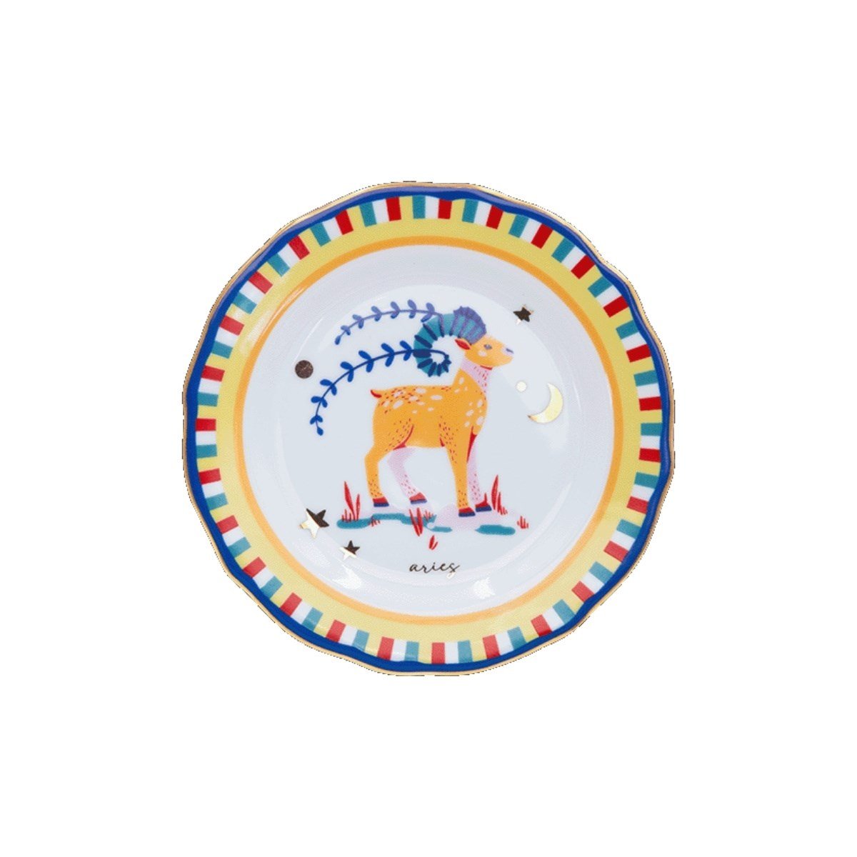 Baci Milano Zodiac Vibe Pasta Tabağı Koç Burcu 16 cm