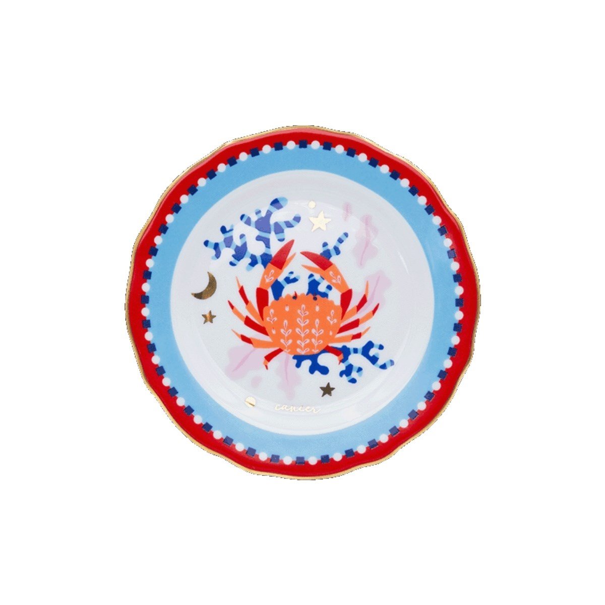 Baci Milano Zodiac Vibe Pasta Tabağı Yengeç Burcu 16 cm
