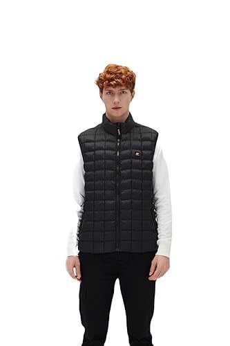 Bad Bear Erkek Siyah Ekose Detaylı Mıner Vest Yelek