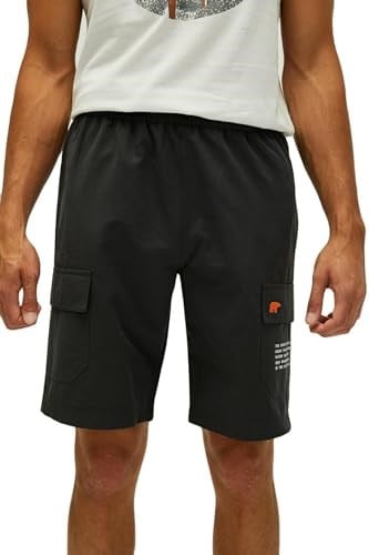 Bad Bear Normal Bel Baskılı Gri Erkek Kargo Şort - 22.01.11.001 Albany Short L