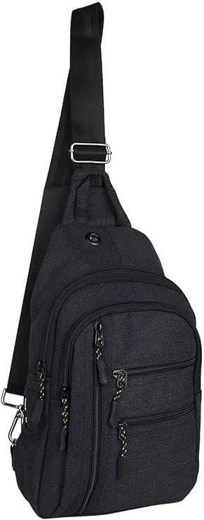 Bagacar 4925 Kulaklık Çıkışlı Body Bag Ve Omuz Çantası Siyah