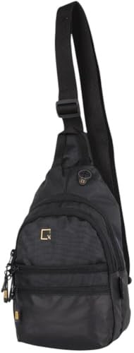 Bagacar Mega Model 1033 Siyah Unisex Body Bag Omuz Çantası
