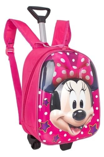 Bagacar Mn Miky Pembe Tekerlekli Çocuk Sırt Çantası