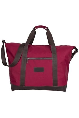 Bagacar Unisex Bordo Omuz Askılı Spor Seyahat Ve Plaj Çantası