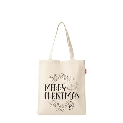Baghashtag Merry Christmas Baskılı Bez Çanta