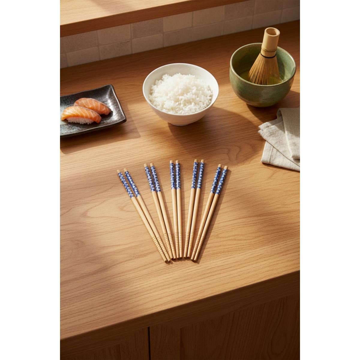 Bambum Hika - 4 Çift Chopstick