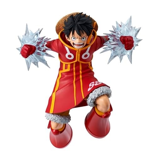 Banpresto One Piece Heykeli Maymun D Luffy Egghead Savaş Kayıt Koleksiyonu - Çok Renkli - 14 cm