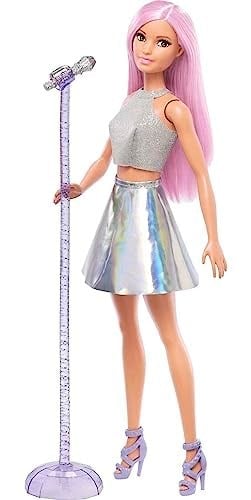 Barbie Pop Star Bebek ve Mikrofonu FXN98