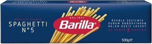 Barilla Spagetti (Spaghetti) Makarna No.5 (500 Gr)