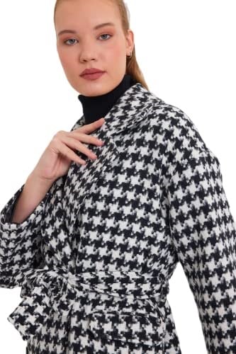 Batik A6189 Kazayağı Desenli Kaban