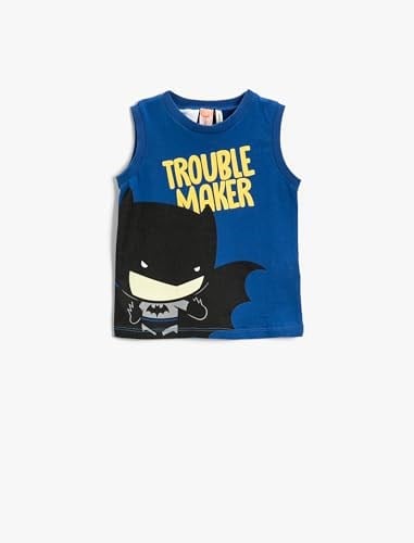 Batman Baskılı Lisanslı Atlet Pamuklu