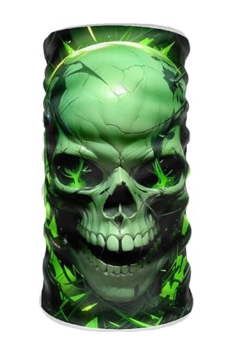 Bebo Store Extreme Spor Motor Ve Bisiklet Kullananlara Özel Desenli Buff Boyunluk Bandana Balaklava - kuru_kafa-2